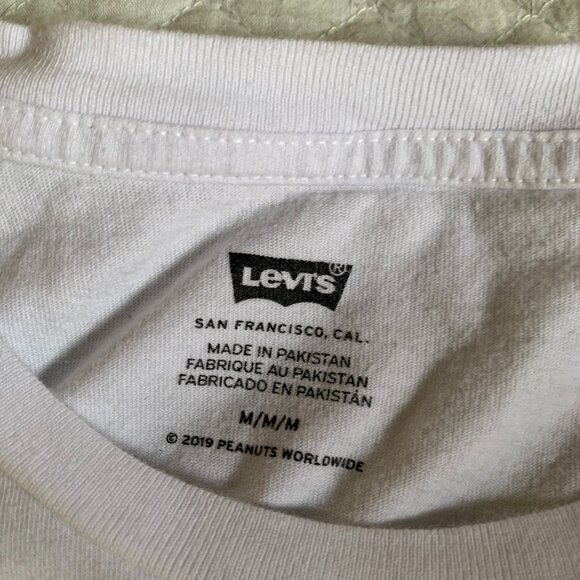 White Levi's Cotton T-Shirt - Picture 2 of 6